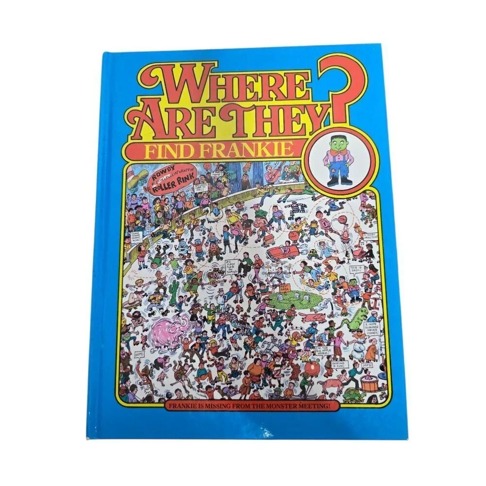 Vintage 90s Where are They? Find Frankie Search and Find Book